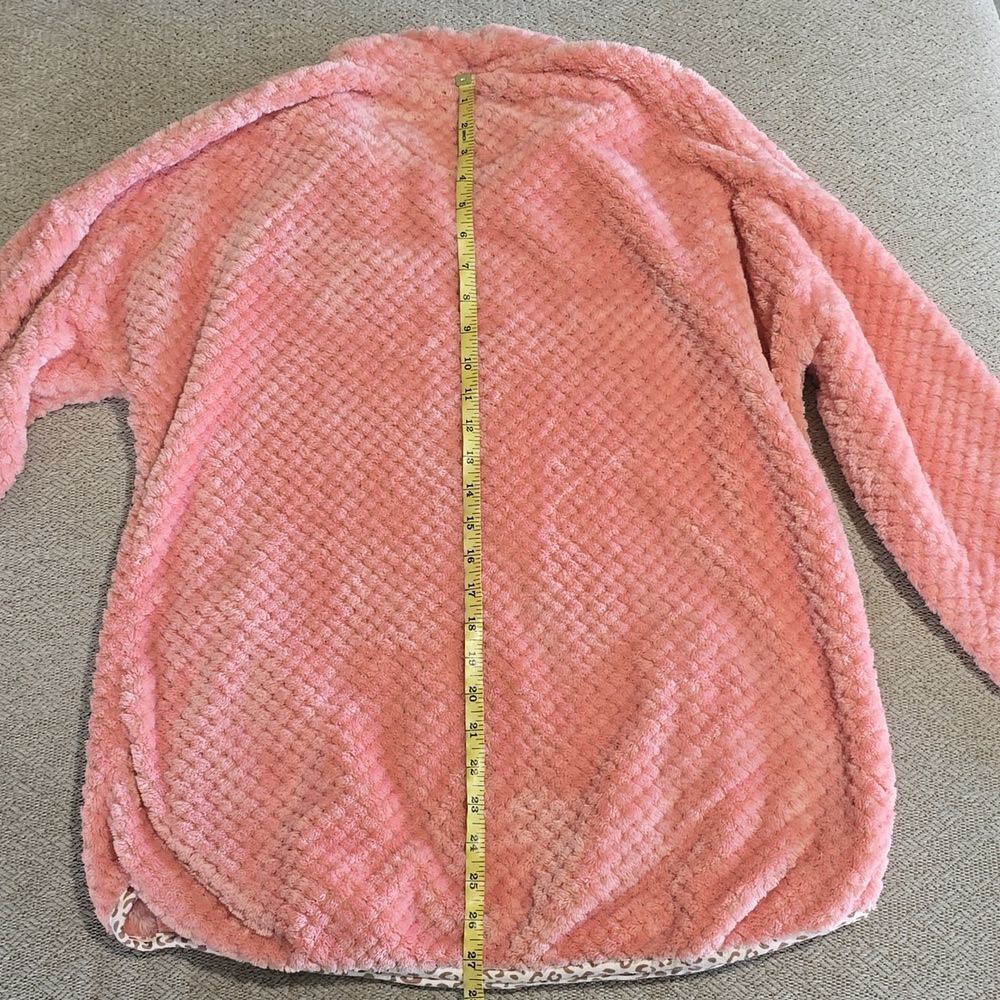 Simply Southern Peachy Pink Textured Soft Pullover Jacket - Size XL - Picture 15 of 16